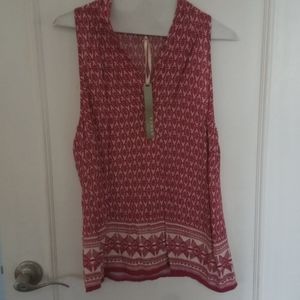 Sleeveless blouse by Kenar size small